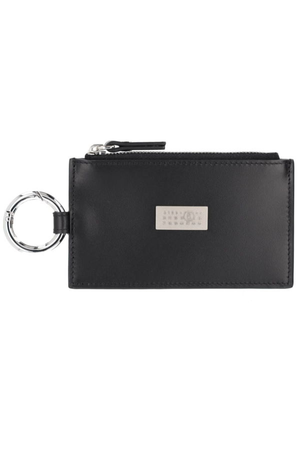 MM6 Maison Margiela Zippered Card Holder - Black