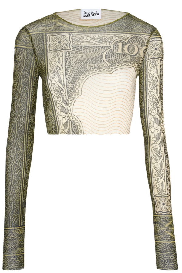 Jean Paul Gaultier Cartouche Print Top - Multicolour