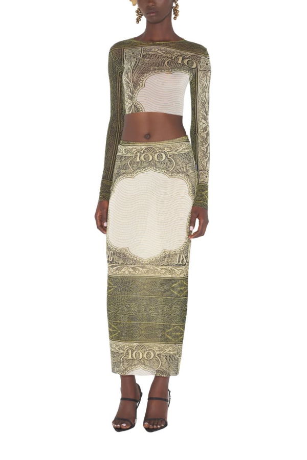 Jean Paul Gaultier Cartouche Print Top - Multicolour