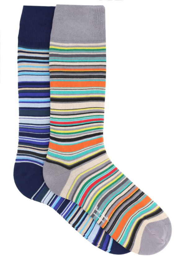 PAUL SMITH 2-Pack Striped Socks - Multicolour