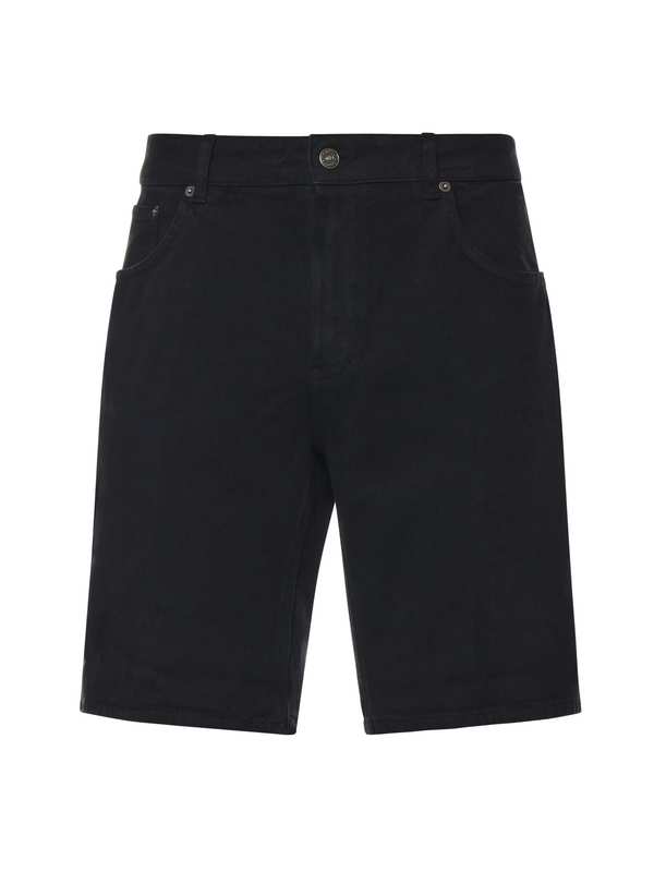 Dondup Derick Cotton Bermuda Shorts - Black