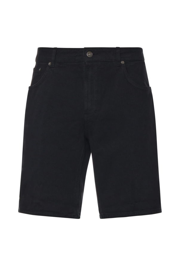 Dondup Derick Cotton Bermuda Shorts - Black