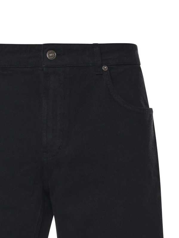 Dondup Derick Cotton Bermuda Shorts - Black