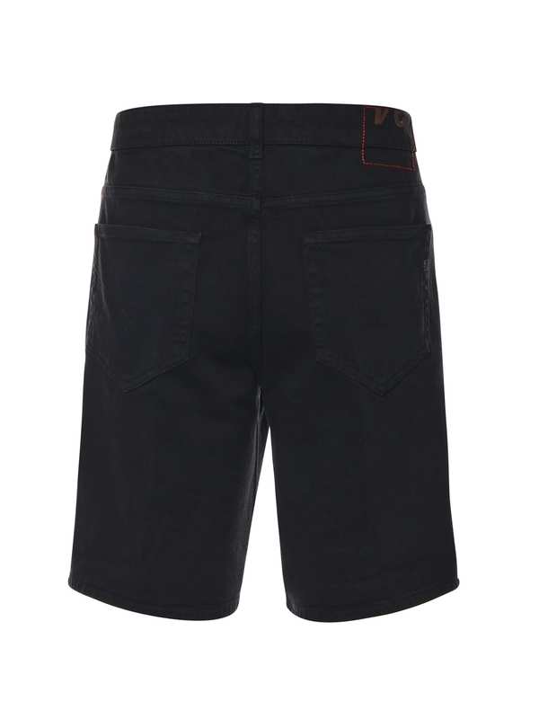 Dondup Derick Cotton Bermuda Shorts - Black