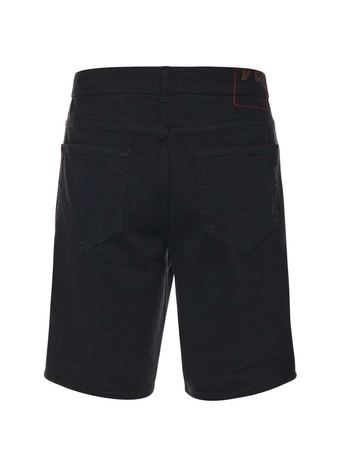 Dondup Derick Cotton Bermuda Shorts - Black - Image 3 of 3