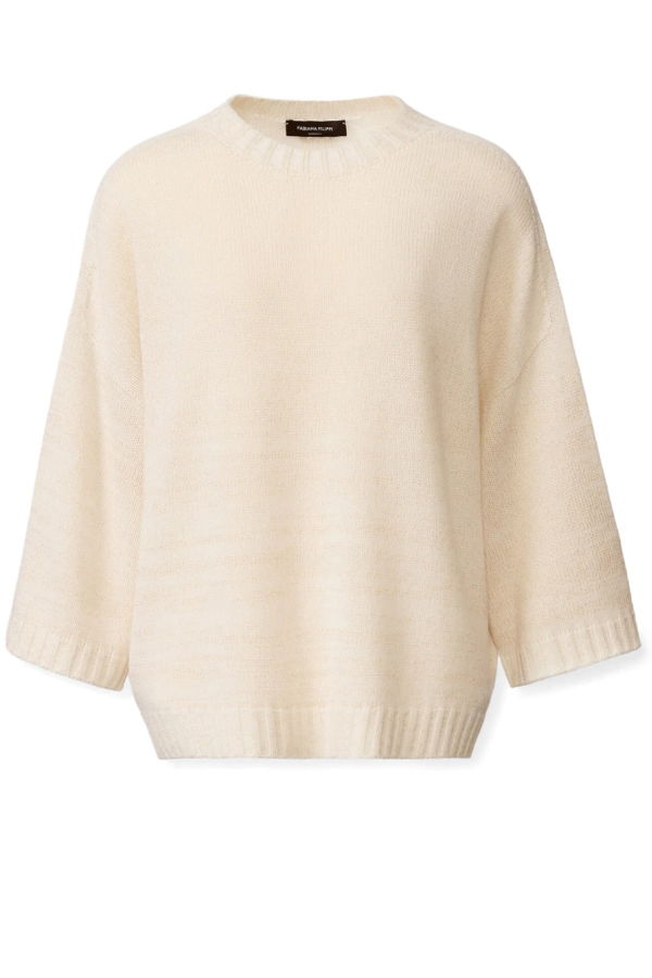 Fabiana Filippi Wool Jersey Sweater - Ivory