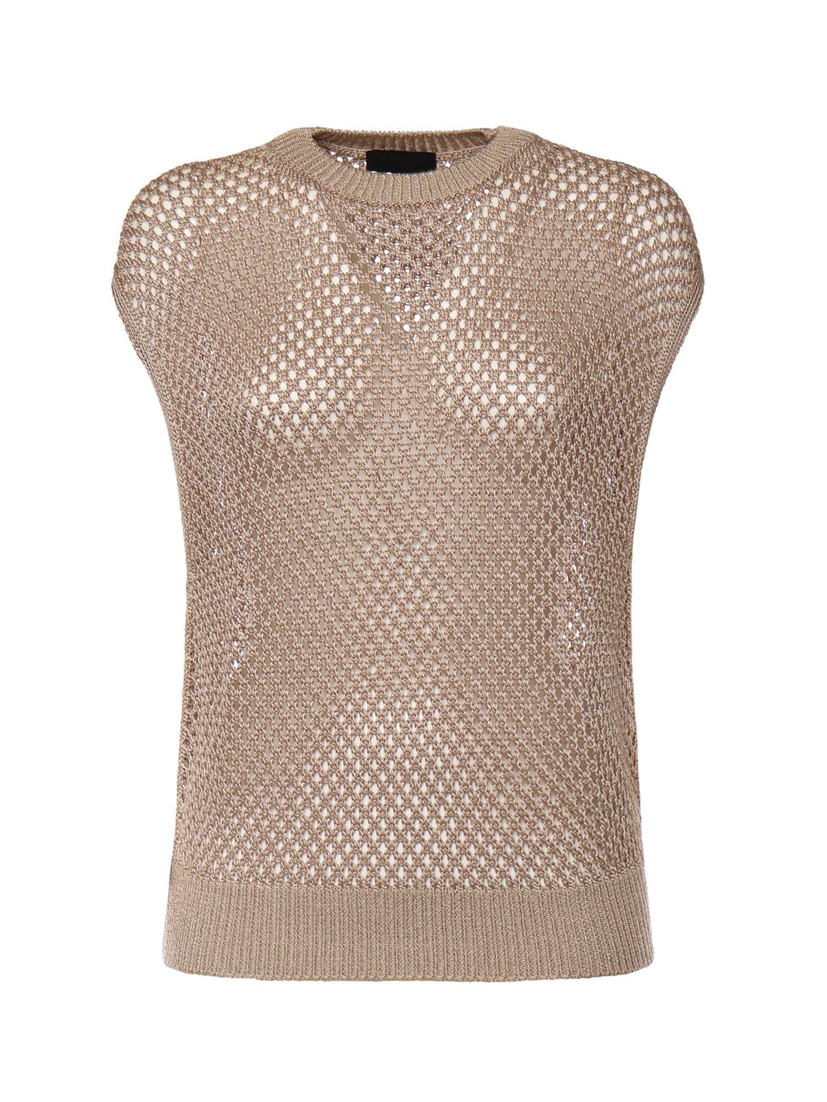 Dondup Openwork Vest - Natural - Image 1 of 3