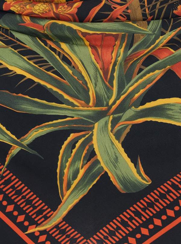 Blumarine All-Over Floral Knot Top - Multicolor