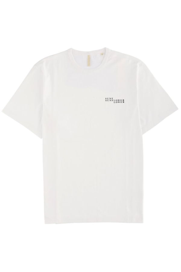 Sunflower T-Shirt With Logo - White