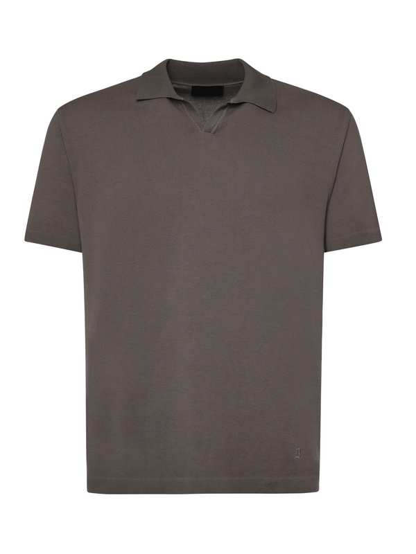 Dondup Cotton Polo Shirt - Mud