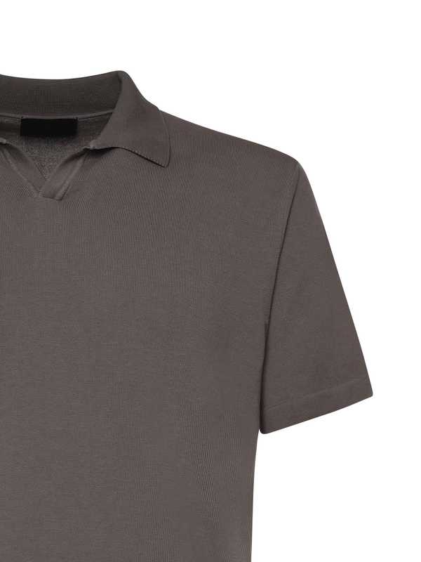 Dondup Cotton Polo Shirt - Mud