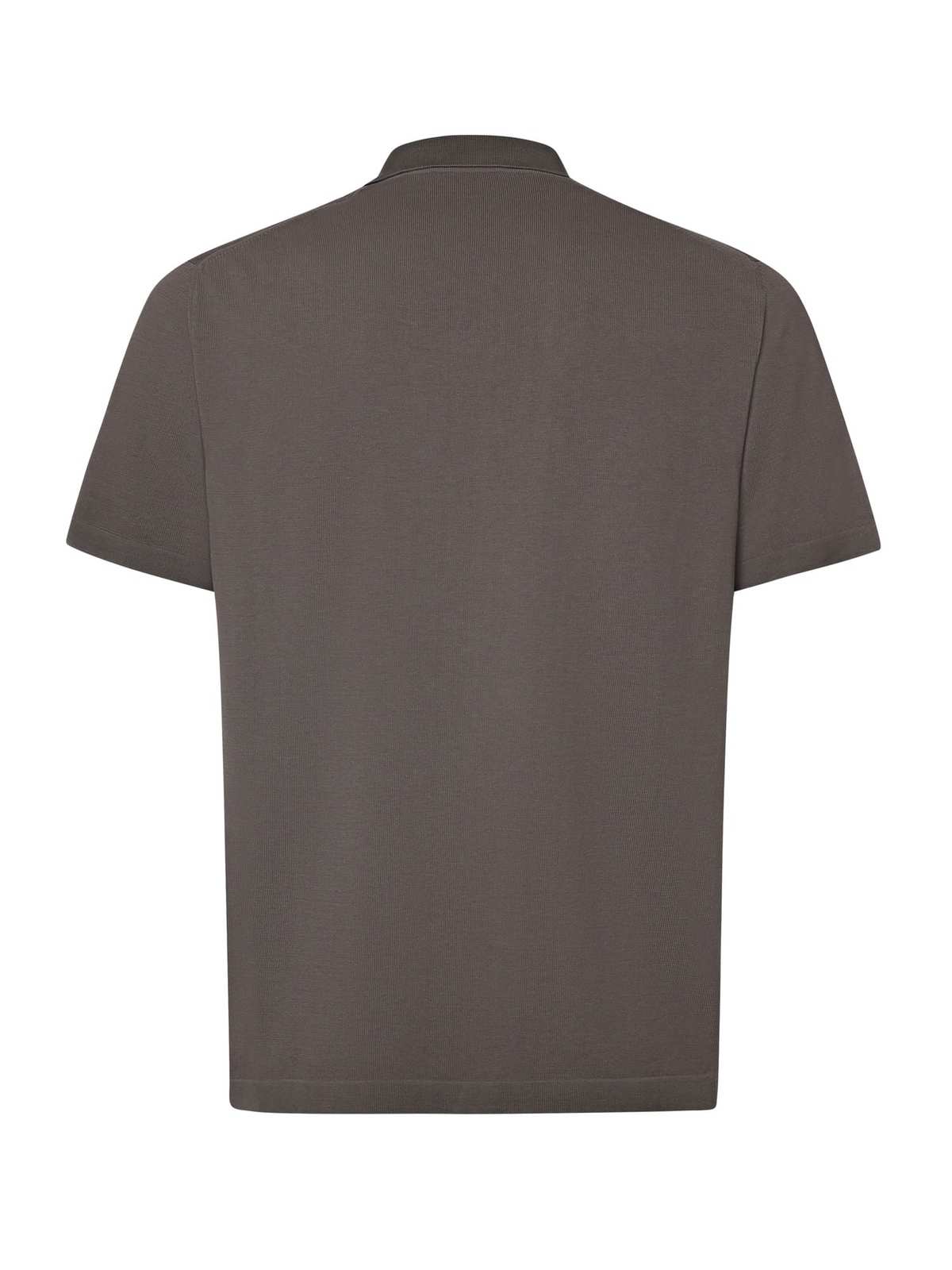 Dondup Cotton Polo Shirt - Mud - Image 3 of 3