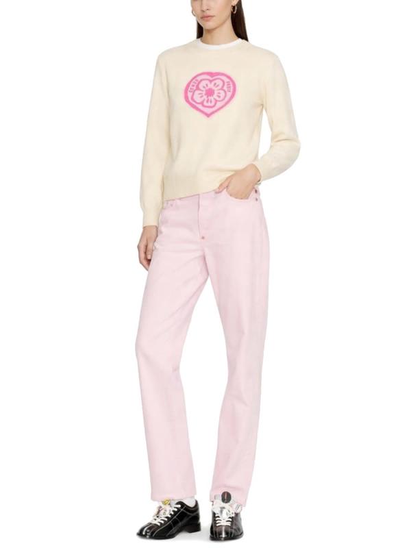 Kenzo Boke Heart Jersey Sweater - Powder