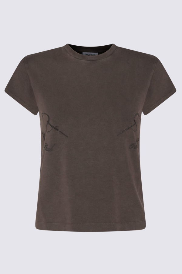 Jean Paul Gaultier Cotton T-Shirt - Dark Grey