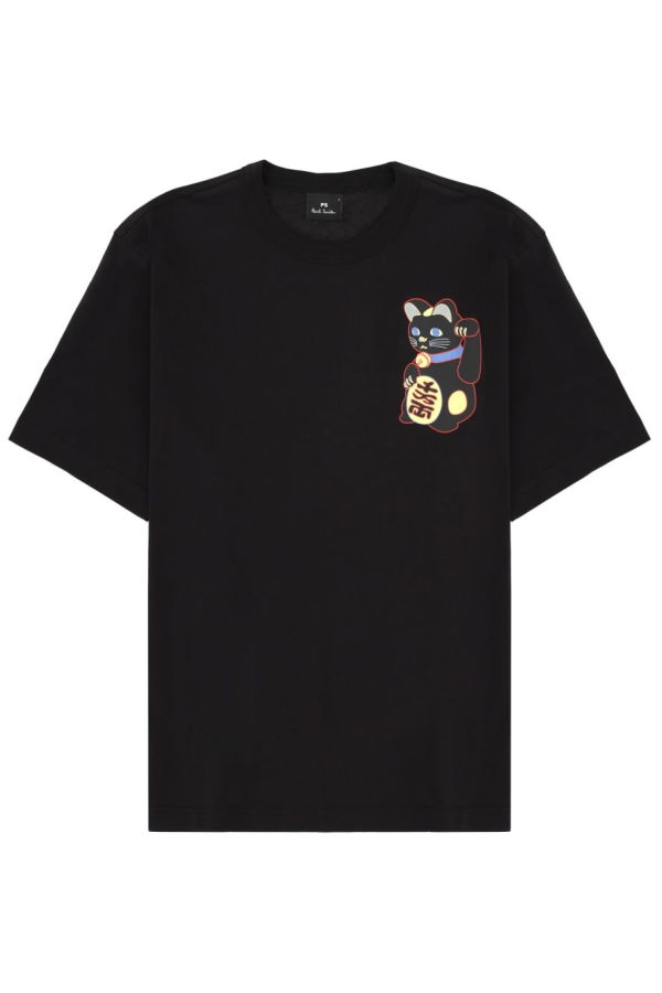 PAUL SMITH PS by Paul Smith Cat T-Shirt - Black