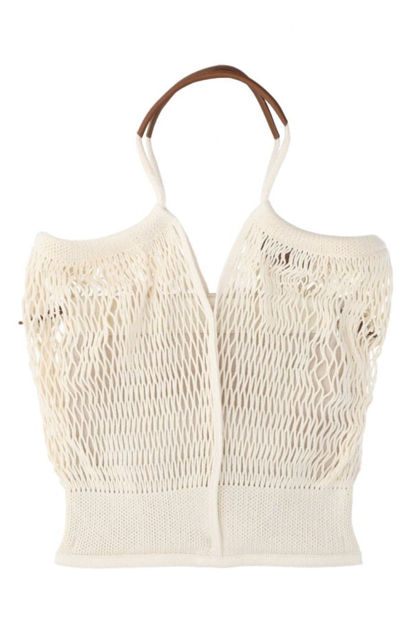 Hereu Cotton Tote Bag - Powder