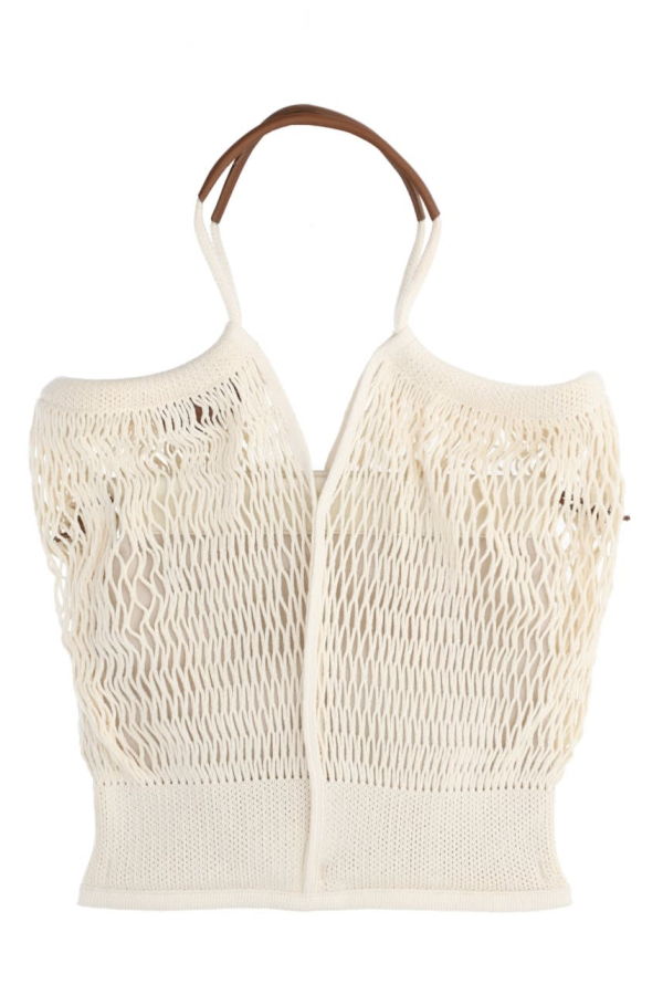 Hereu Cotton Tote Bag - Powder