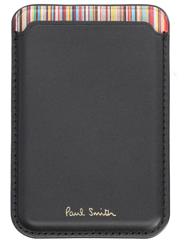PAUL SMITH Card Holder for iPhone - Black