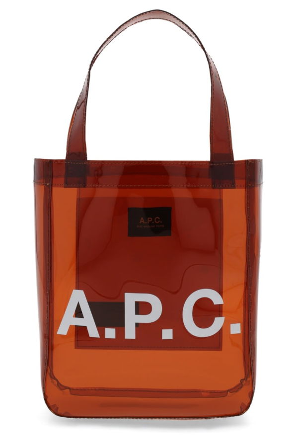 A.P.C. Small Lou Tote Bag - Brown