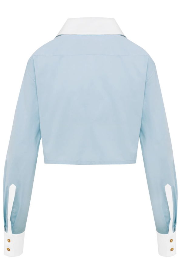 Vivienne Westwood Cut Off Heart Shirt - Baby Blue