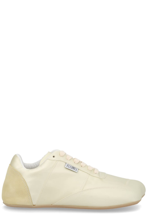 MM6 Maison Margiela Satin Sneakers - White