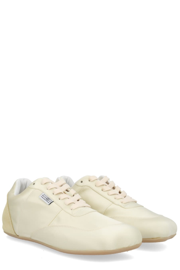 MM6 Maison Margiela Satin Sneakers - White