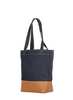 A.P.C. Axel Small Tote Bag - Blue/Brown - Thumbnail 3