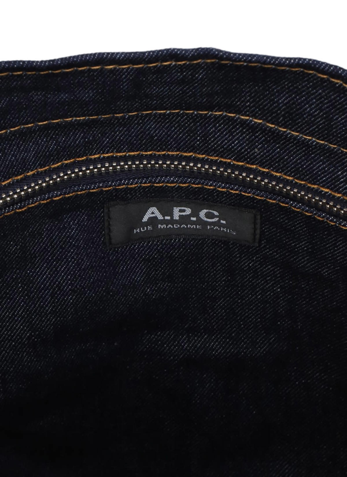 A.P.C. Axel Small Tote Bag - Blue/Brown - Image 5 of 5