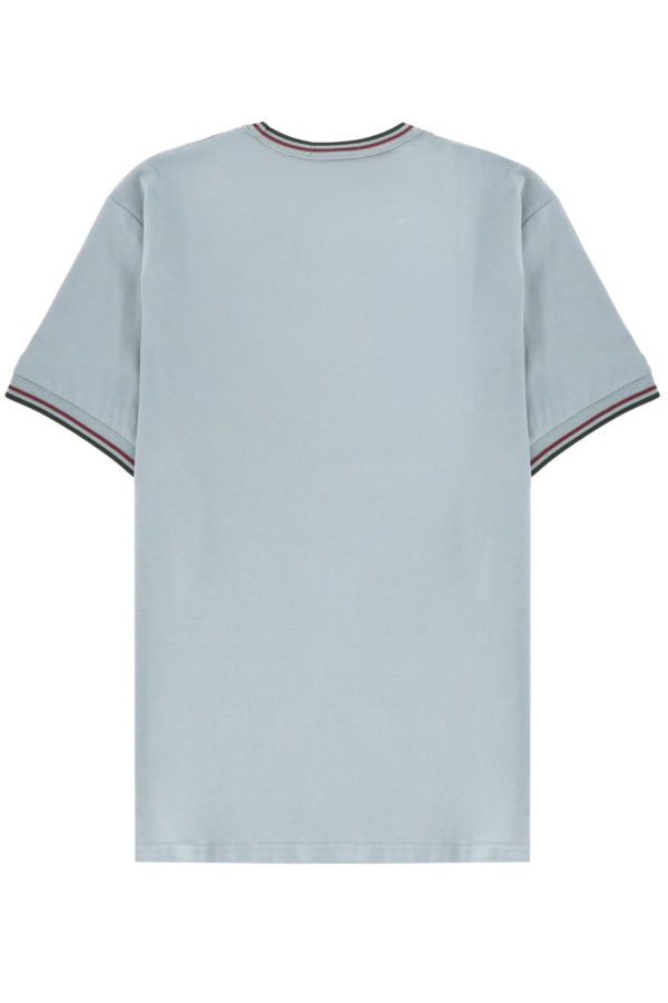 Fred Perry With Logo T-Shirt - Azure