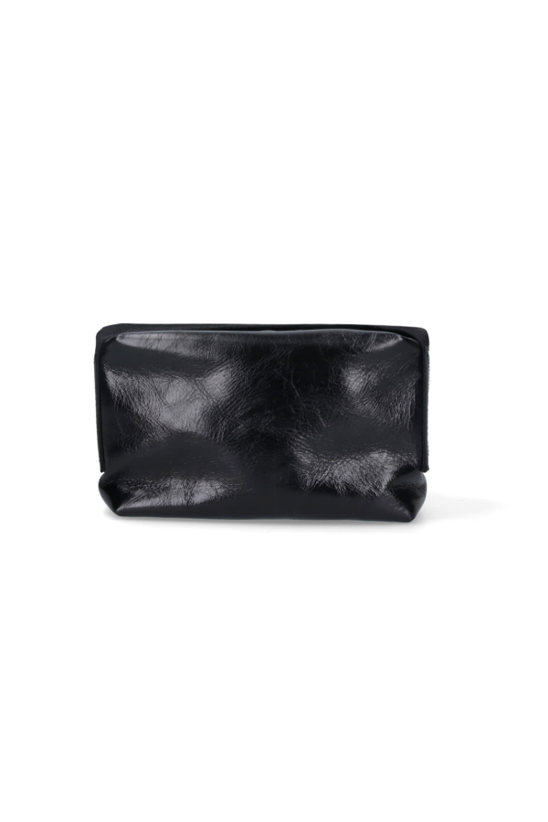 Uma Wang Logo Shoulder Bag - Black