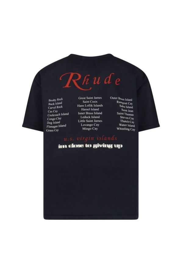 RHUDE Regatta Team T-Shirt - Black