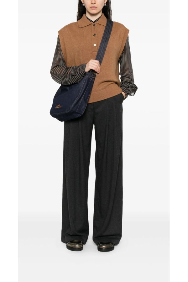 A.P.C. Bum Bag Shoulder Bag - Blue