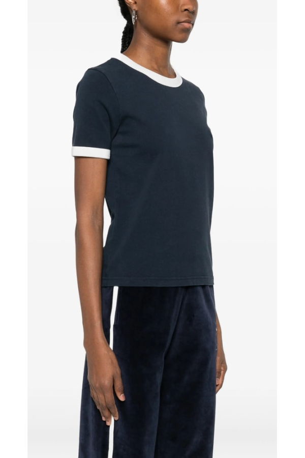 A.P.C. T-Shirt Tee - Blue/White