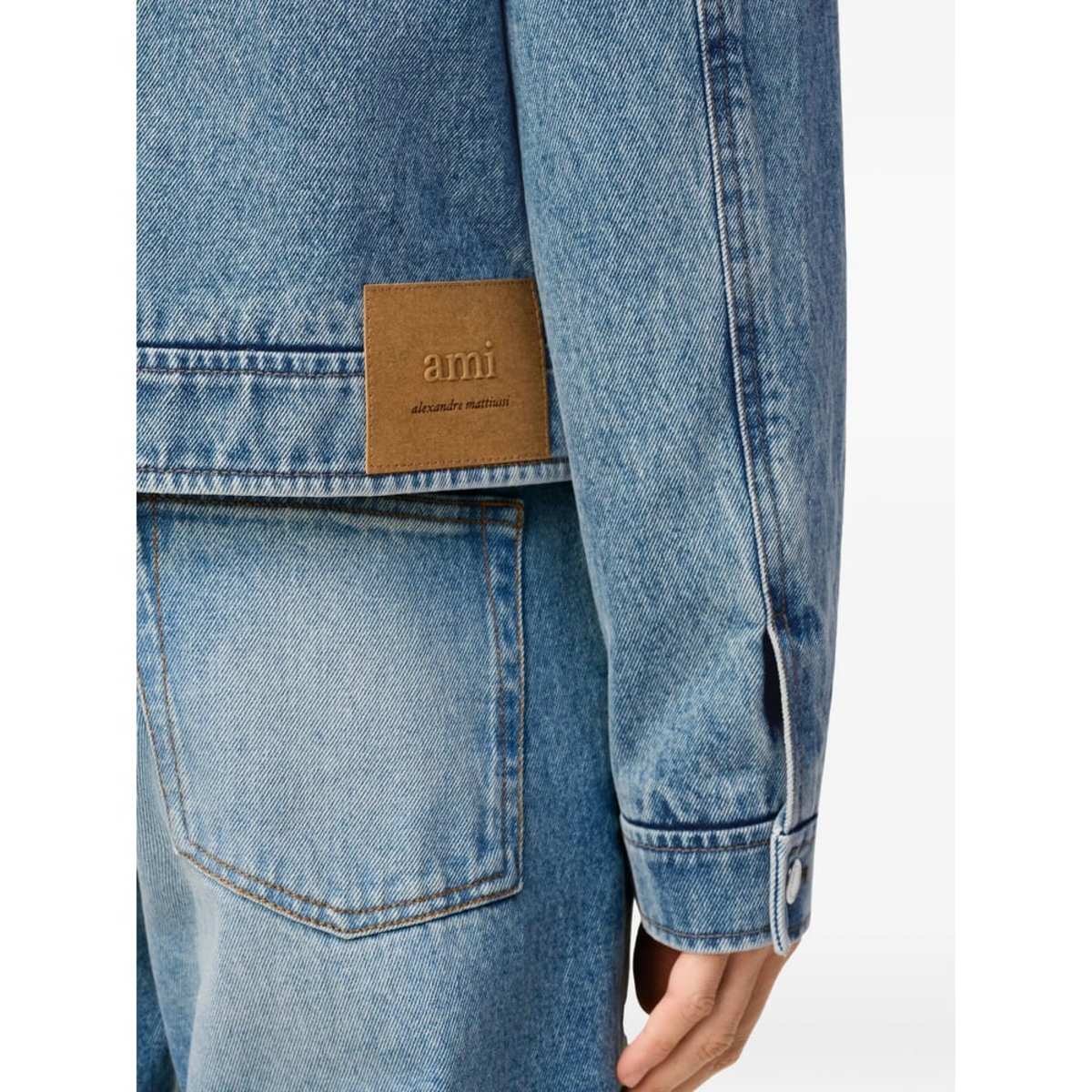 Ami Alexandre Mattiussi Outerwear Jacket - Blue - Image 2 of 5