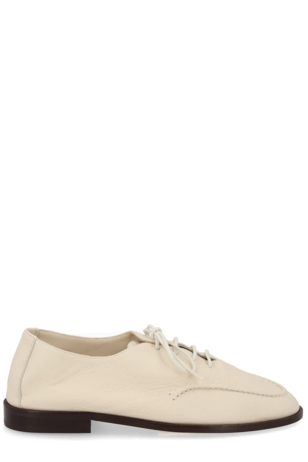 Hereu Moccasin Juliol Laced Shoes - Ivory