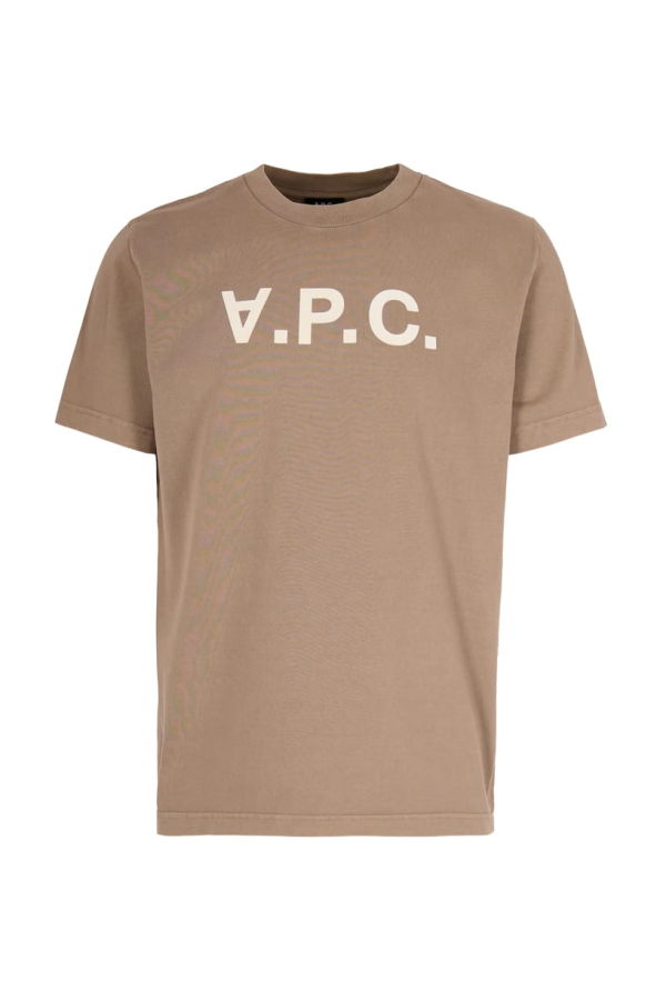 A.P.C. Logo Tee - Khaki