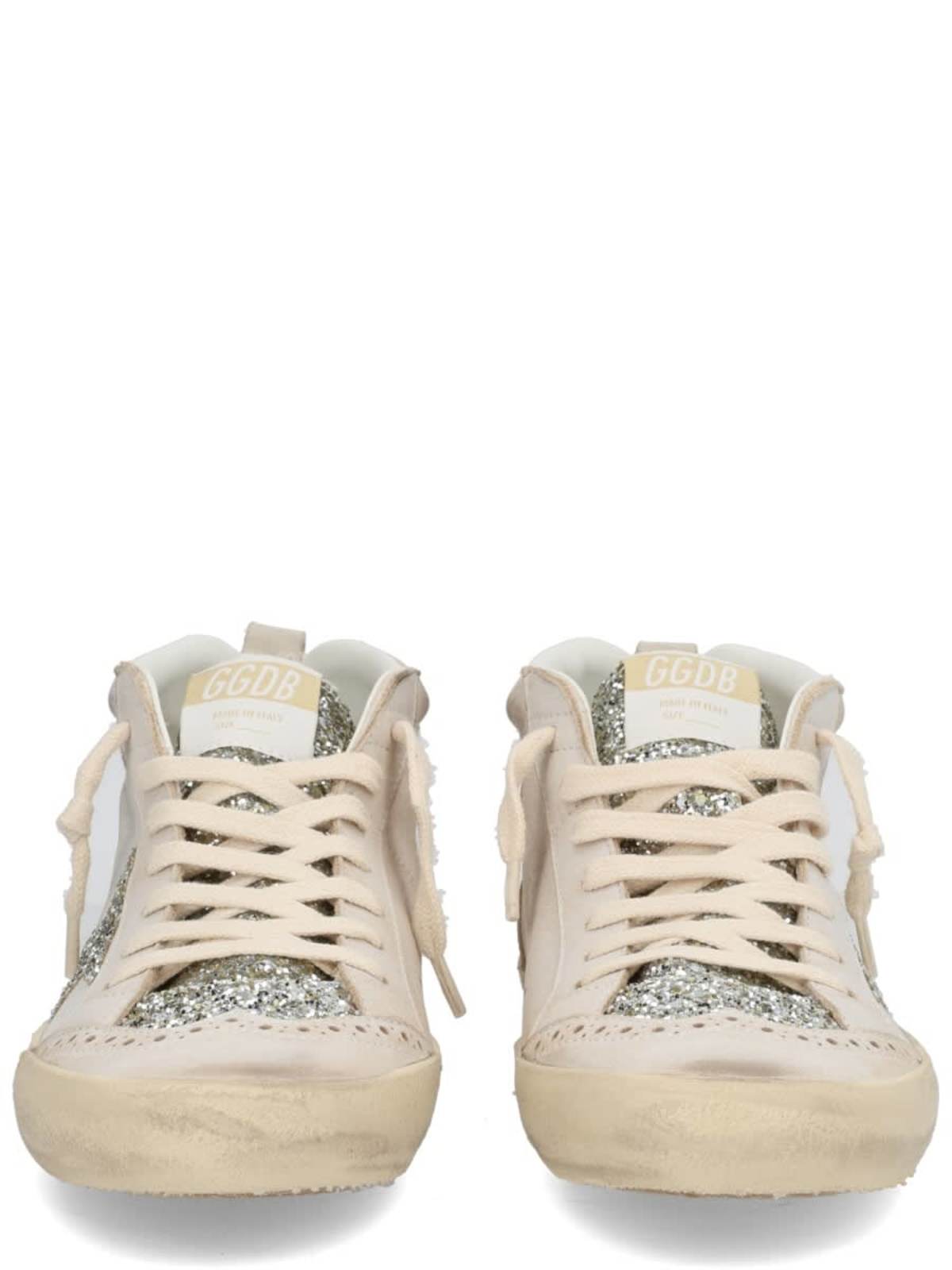 Golden Goose Mid Star Sneakers - White - Image 3 of 5
