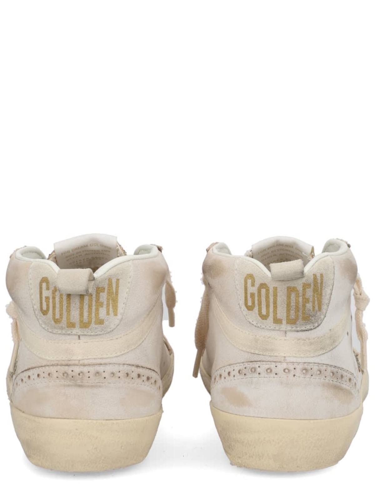 Golden Goose Mid Star Sneakers - White - Image 4 of 5