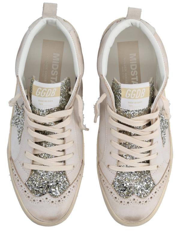 Golden Goose Mid Star Sneakers - White