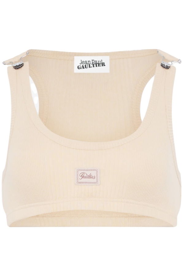 Jean Paul Gaultier Tops With Logo Top - Nude
