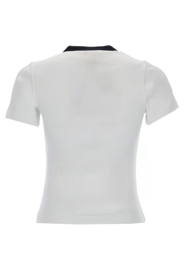 Patou Fitted T-Shirt With Logo - White