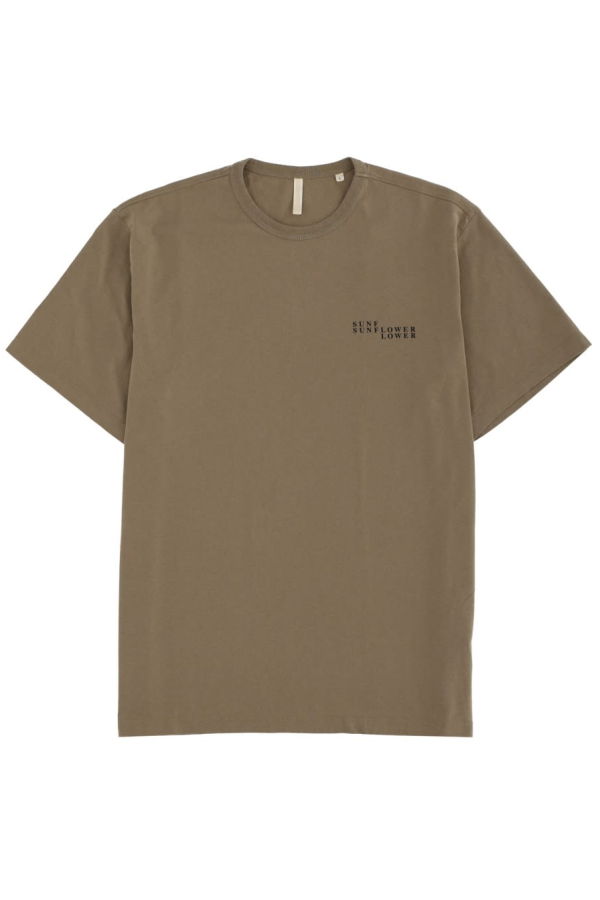 Sunflower T-Shirt With Logo Tee - Gray