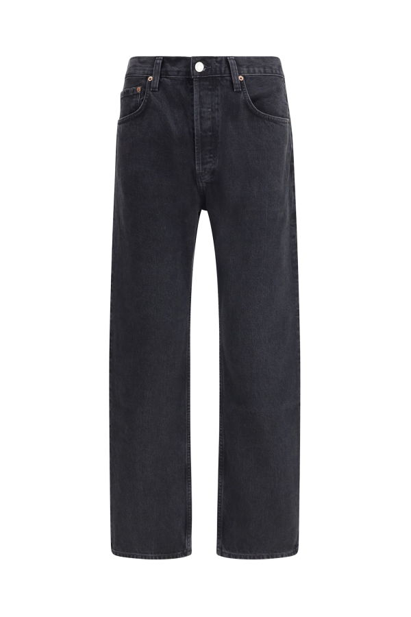 AGOLDE Magnus Straight-Leg Jeans - Black