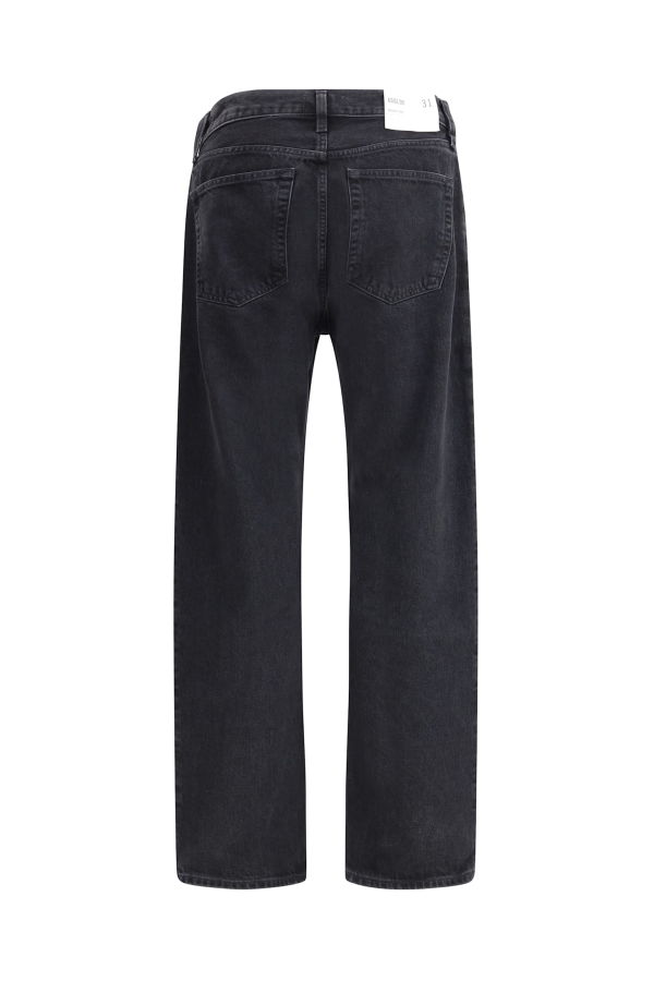 AGOLDE Magnus Straight-Leg Jeans - Black