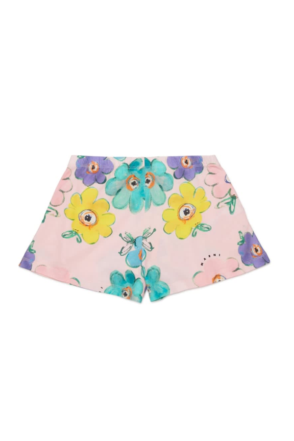 KIDS Marni Flowers Bermuda Shorts - Multicolour