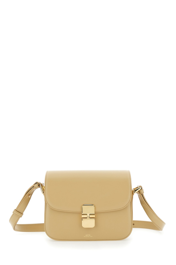 A.P.C. Grace Small Crossbody Bag - Beige
