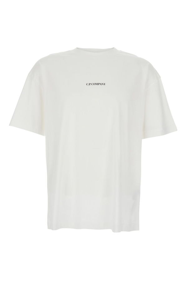 C.P. Company Crewneck Logo T-Shirt - White