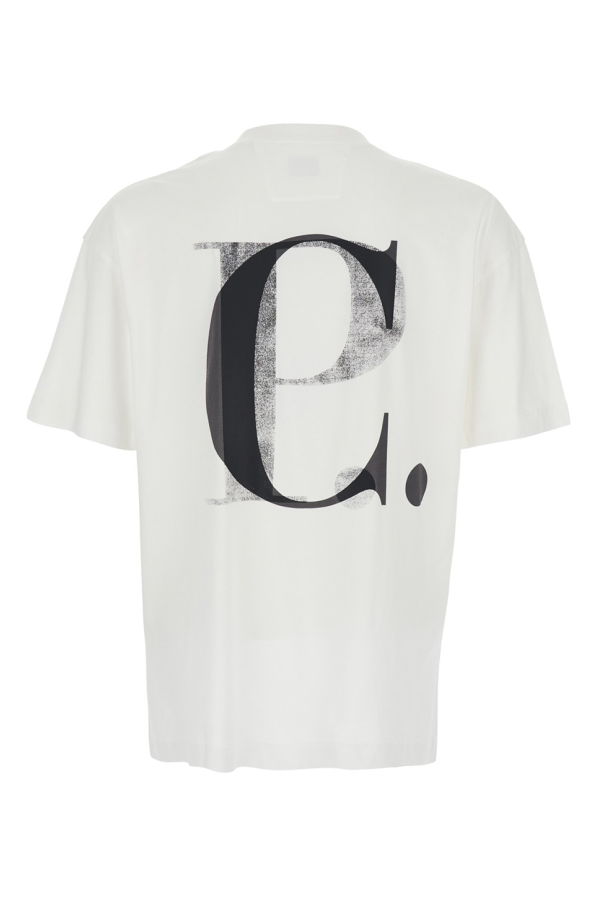 C.P. Company Crewneck Logo T-Shirt - White