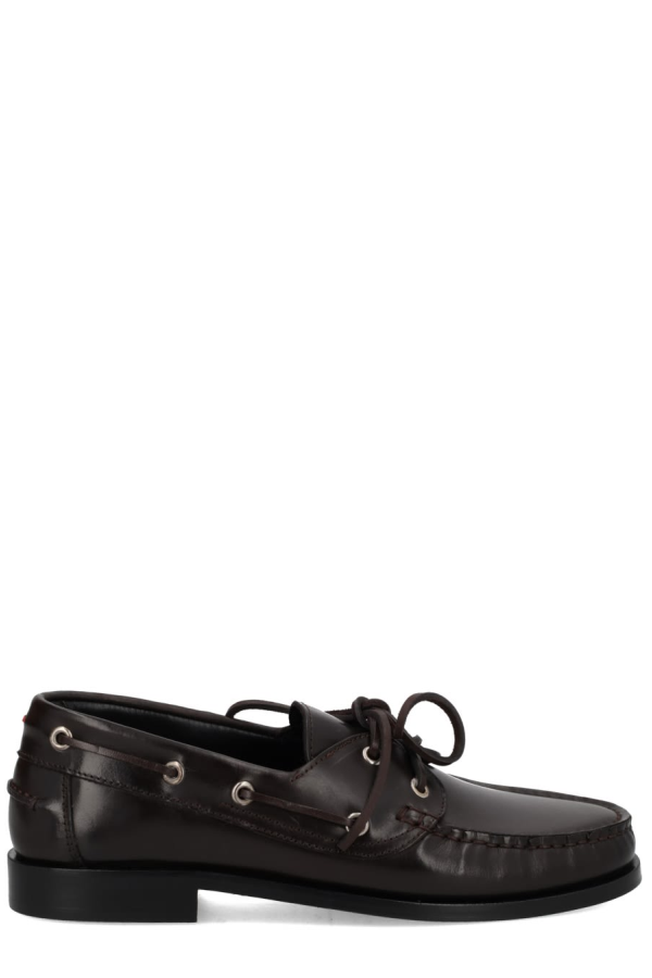 aeydē Harris Moccasin Flat Shoes - Brown