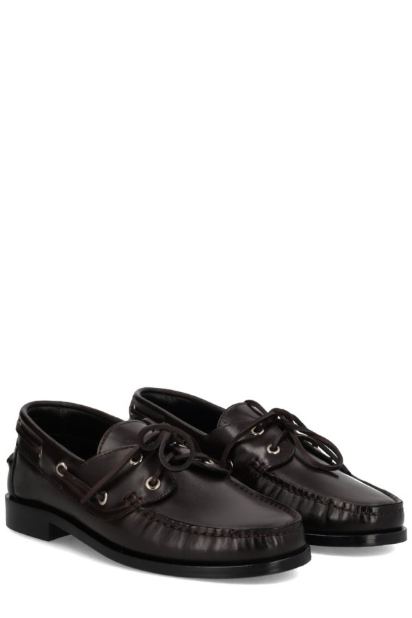 aeydē Harris Moccasin Flat Shoes - Brown